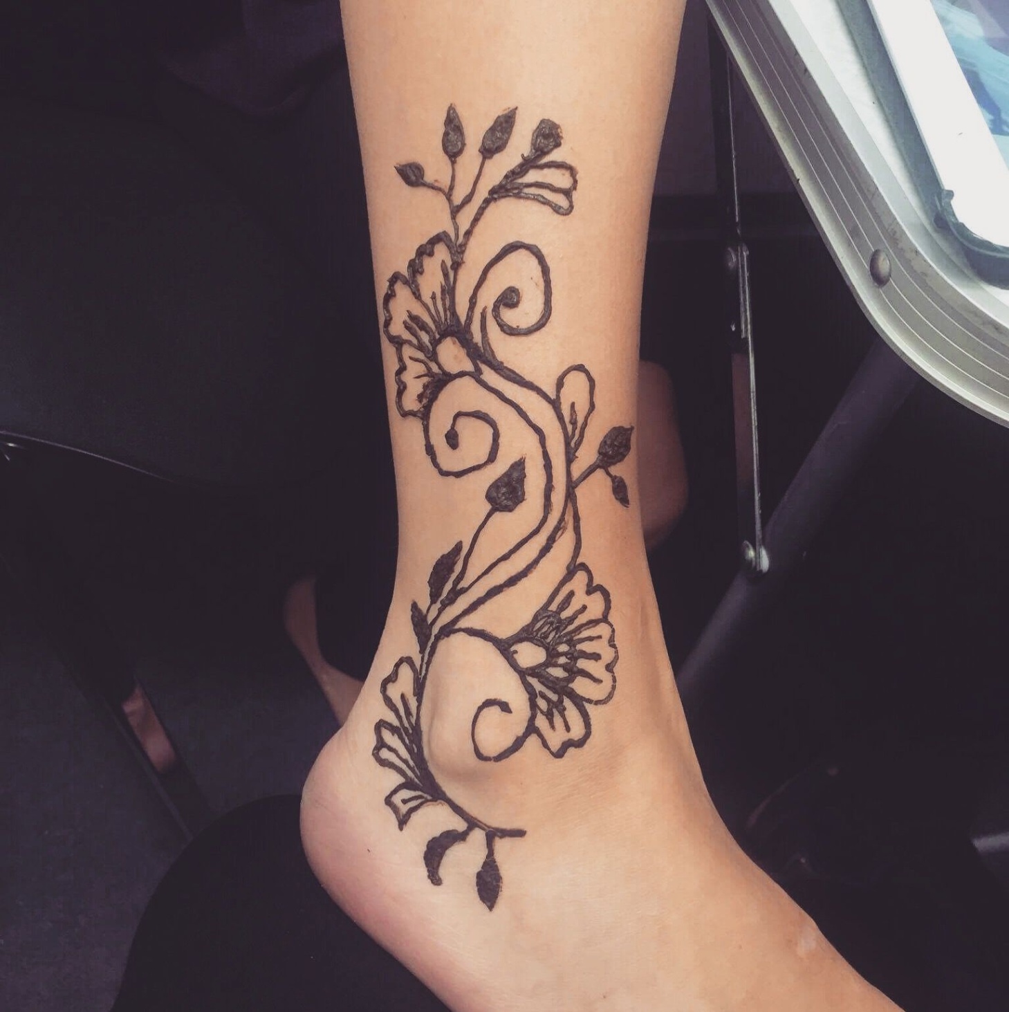 ankle henna designs Bulan 2 Ankle henna  Henna tattoo designs, Henna tattoo, Henna ankle