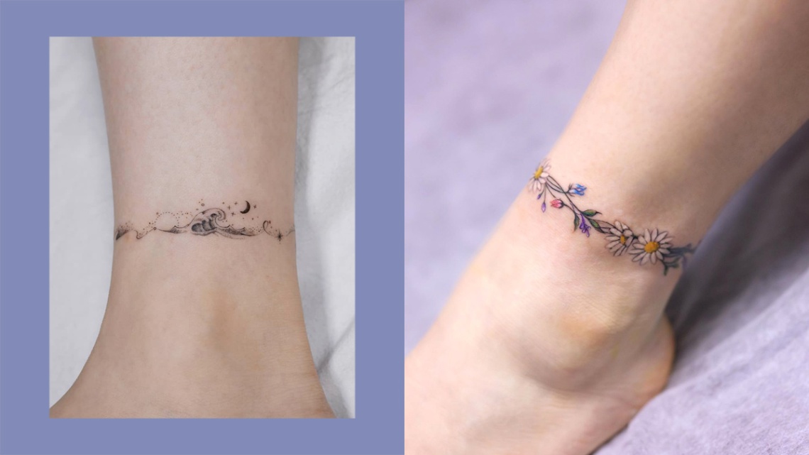 ankle tattoo designs Bulan 2 images.preview